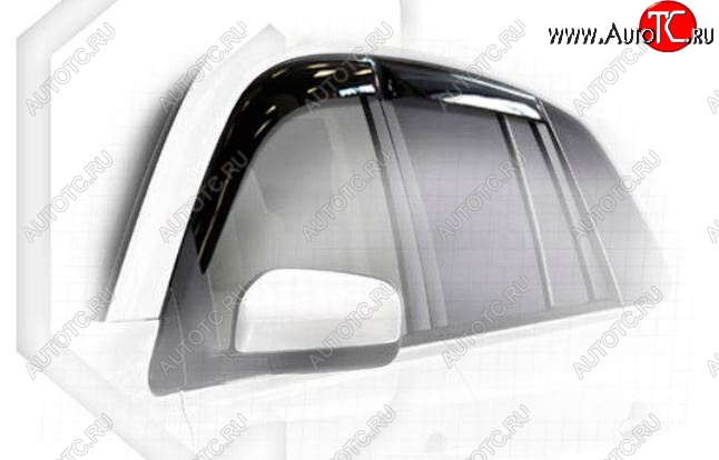 2 079 р. Дефлектора окон CA-Plastic  Renault Koleos  1 (2011-2013) Phase 2 (Classic полупрозрачный, Без хром.молдинга)  с доставкой в г. Майкоп
