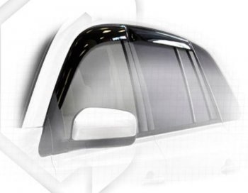 Дефлектора окон CA-Plastiс Renault Koleos (2007-2011) Phase 1 (Classic полупрозрачный, Без хром.молдинга)