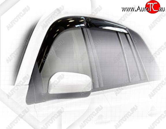 2 079 р. Дефлектора окон CA-Plastiс Renault Koleos Phase 1 (2007-2011) (Classic полупрозрачный, Без хром.молдинга)  с доставкой в г. Майкоп