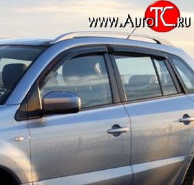 611 р. Дефлекторы окон (ветровики) Novline 4 шт Renault Koleos Phase 1 (2007-2011)  с доставкой в г. Майкоп