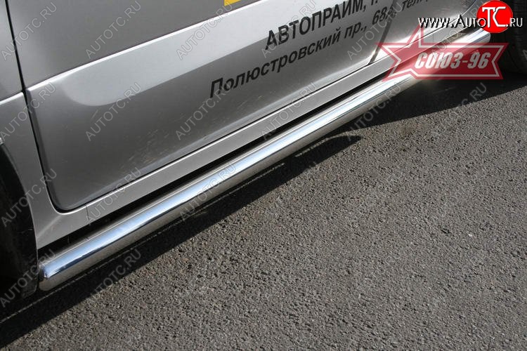 14 399 р. Защита порогов Souz-96 (d60) Renault Koleos Phase 1 (2007-2011)  с доставкой в г. Майкоп