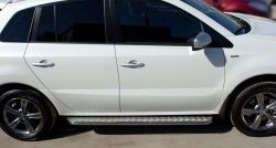 24 649 р. Широкая защита порогов (рестайлинг) SLITKOFF  Renault Koleos ( 1) (2007-2016) Phase 1, Phase 2, Phase 3  с доставкой в г. Майкоп. Увеличить фотографию 2