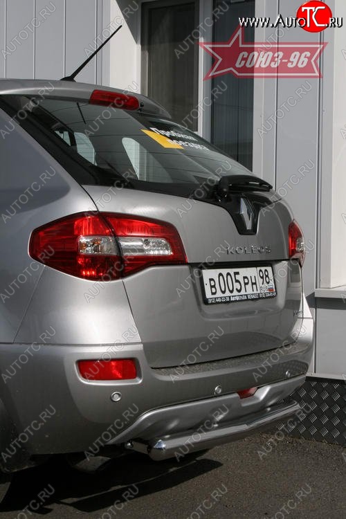 10 574 р. Защита заднего бампера Souz-96 (d76) Renault Koleos Phase 1 (2007-2011)  с доставкой в г. Майкоп