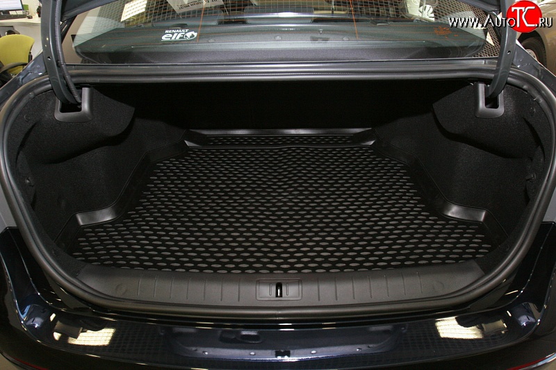 1 699 р. Коврик в багажник Element (полиуретан) Renault Latitude (2010-2018)  с доставкой в г. Майкоп