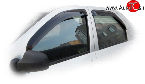 4 099 р. Дефлекторы окон (ветровики) Novline 4 шт Renault Logan 1 дорестайлинг (2004-2010)  с доставкой в г. Майкоп