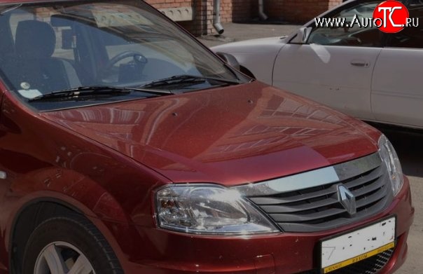 8 399 р. Капот Стандартный Renault Logan 1 дорестайлинг (2004-2010) (Окрашенный)  с доставкой в г. Майкоп