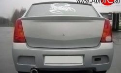 2 699 р. Козырёк на заднее лобовое стекло Street Renault Logan 1 дорестайлинг (2004-2010) (Неокрашенный)  с доставкой в г. Майкоп. Увеличить фотографию 3