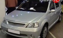 8 149 р. Передний бампер Street Renault Logan 1 дорестайлинг (2004-2010) (Неокрашенный)  с доставкой в г. Майкоп. Увеличить фотографию 3