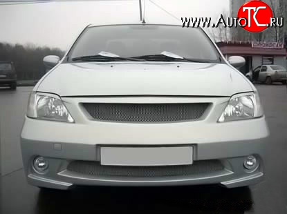 8 149 р. Передний бампер Street Renault Logan 1 дорестайлинг (2004-2010) (Неокрашенный)  с доставкой в г. Майкоп