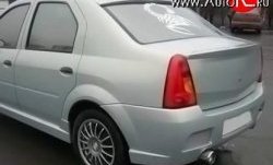4 249 р. Пороги накладки Street Renault Logan 1 дорестайлинг (2004-2010) (Неокрашенные)  с доставкой в г. Майкоп. Увеличить фотографию 3