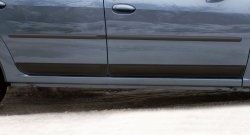 3 299 р. Молдинги RA (комплект) Renault Logan 1 рестайлинг (2010-2016) (Поверхность глянец (под окраску), Неокрашенные)  с доставкой в г. Майкоп. Увеличить фотографию 2