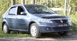 1 999 р. Защитная сетка решетки переднего бампера РА Renault Logan 1 рестайлинг (2010-2016)  с доставкой в г. Майкоп. Увеличить фотографию 2