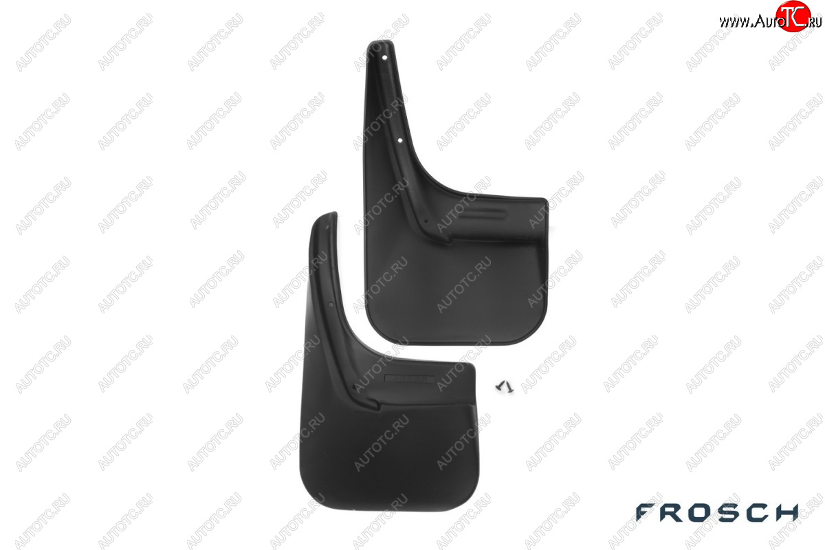 2 379 р. Брызговики Frosch optimum (установка c подкрылком) Renault Logan 1 дорестайлинг (2004-2010) (Задние)  с доставкой в г. Майкоп
