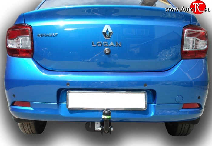 153 999 р. Фаркоп Лидер Плюс Renault Logan 2 дорестайлинг (2014-2018) (Без электропакета)  с доставкой в г. Майкоп