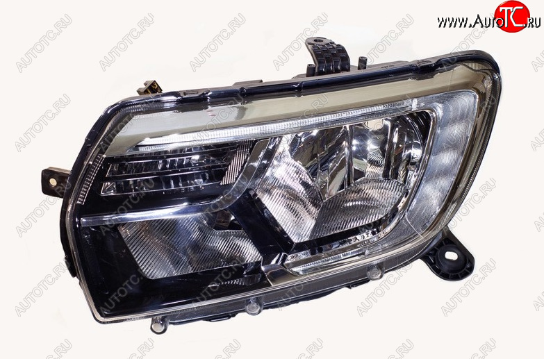 8 999 р. Левая фара передняя (LED, механический корректор) ASP MENSAN Renault Sandero (B8) рестайлинг (2018-2025)  с доставкой в г. Майкоп