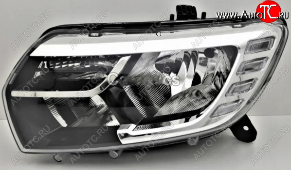 29 749 р. Левая передняя фара DEPO (с ДХО) Renault Sandero (B8) рестайлинг (2018-2025)  с доставкой в г. Майкоп