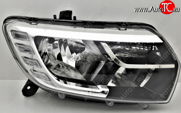 29 849 р. Правая передняя фара DEPO (с ДХО) Renault Sandero (B8) рестайлинг (2018-2025)  с доставкой в г. Майкоп