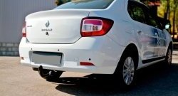 519 р. Реснички задних фонарей RA Renault Logan 2 дорестайлинг (2014-2018) (Неокрашенные)  с доставкой в г. Майкоп. Увеличить фотографию 2