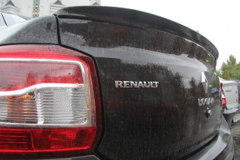 7 749 р. Лип спойлер Yuago Renault Logan Stepway (2018-2025) (неокрашенный)  с доставкой в г. Майкоп. Увеличить фотографию 5