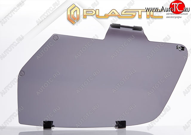 1 899 р. Защита фар CA-Plastic/  Renault Logan  2 (2014-2018) дорестайлинг (Classic полупрозрачный)  с доставкой в г. Майкоп