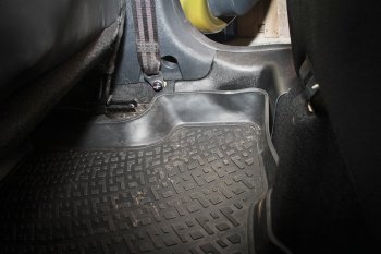1 899 р. Накладки на ковролин АртФорм Renault Logan 2 дорестайлинг (2014-2018) (Задние)  с доставкой в г. Майкоп. Увеличить фотографию 2