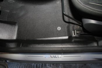 2 479 р. Накладки на ковролин дверного проема АртФорм Renault Logan 2 дорестайлинг (2014-2018) (Передние)  с доставкой в г. Майкоп. Увеличить фотографию 9
