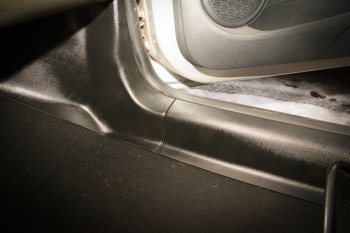 2 479 р. Накладки на ковролин дверного проема АртФорм Renault Logan 2 дорестайлинг (2014-2018) (Передние)  с доставкой в г. Майкоп. Увеличить фотографию 11
