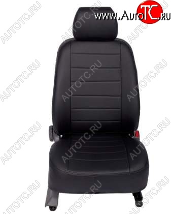 5 999 р. Чехлы Seintex (экокожа, 40/60, без airbag) Renault Logan 2 дорестайлинг (2014-2018)  с доставкой в г. Майкоп
