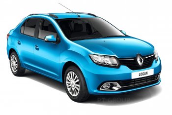 6 469 р. Рейлинги Petroil Tuning Комфорт Renault Logan 2 дорестайлинг (2014-2018) (Серебристый муар)  с доставкой в г. Майкоп. Увеличить фотографию 3