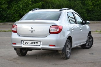 6 469 р. Рейлинги Petroil Tuning Комфорт Renault Logan 2 дорестайлинг (2014-2018) (Серебристый муар)  с доставкой в г. Майкоп. Увеличить фотографию 5