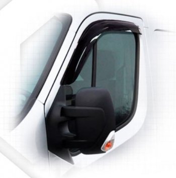 Дефлектора окон CA-Plastiс Renault Master  FV,JV (2010-2015) фургон дорестайлинг