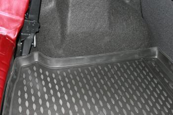 1 599 р. Коврик багажника Element (полиуретан) Renault Sandero (BS) (2009-2014)  с доставкой в г. Майкоп. Увеличить фотографию 3