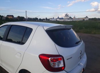 5 599 р. Спойлер INMAX Renault Sandero Stepway (B8) рестайлинг (2018-2022) (неокрашенный)  с доставкой в г. Майкоп. Увеличить фотографию 6
