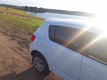 5 599 р. Спойлер INMAX Renault Sandero Stepway (B8) рестайлинг (2018-2022) (неокрашенный)  с доставкой в г. Майкоп. Увеличить фотографию 7