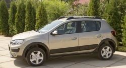 4 299 р. Молдинги дверей RA (комплект) Renault Sandero (B8) дорестайлинг (2014-2018) (Поверхность глянец (под окраску), Неокрашенные)  с доставкой в г. Майкоп. Увеличить фотографию 4
