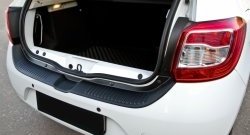 1 739 р. Накладка защитная на задний бампер RA Renault Sandero (B8) дорестайлинг (2014-2018)  с доставкой в г. Майкоп. Увеличить фотографию 3