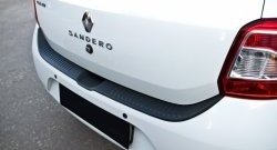 1 739 р. Накладка защитная на задний бампер RA Renault Sandero (B8) дорестайлинг (2014-2018)  с доставкой в г. Майкоп. Увеличить фотографию 4