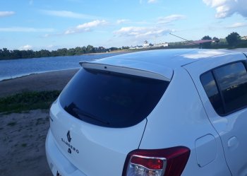 5 599 р. Спойлер INMAX Renault Sandero Stepway (B8) рестайлинг (2018-2022) (неокрашенный)  с доставкой в г. Майкоп. Увеличить фотографию 2