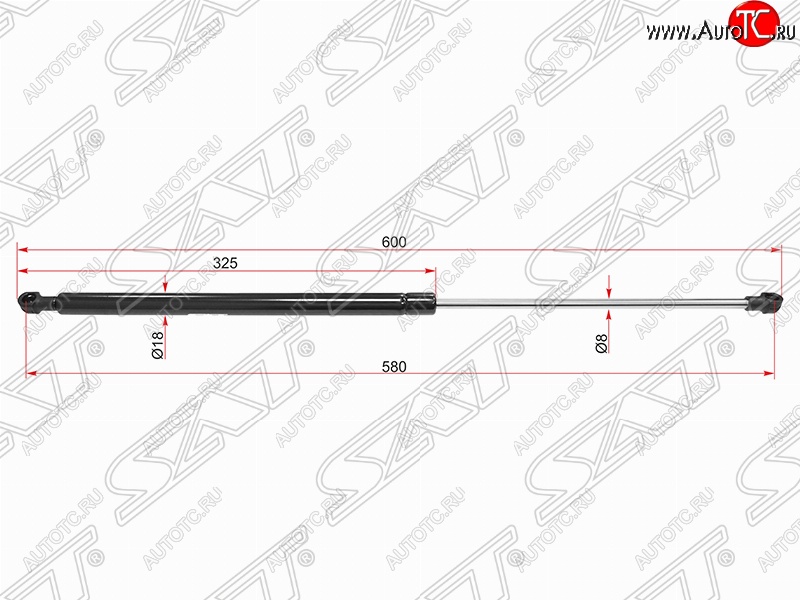 559 р. Газовый упор капота SAT  Renault Sandero  (B8) - Sandero Stepway  (B8)  с доставкой в г. Майкоп