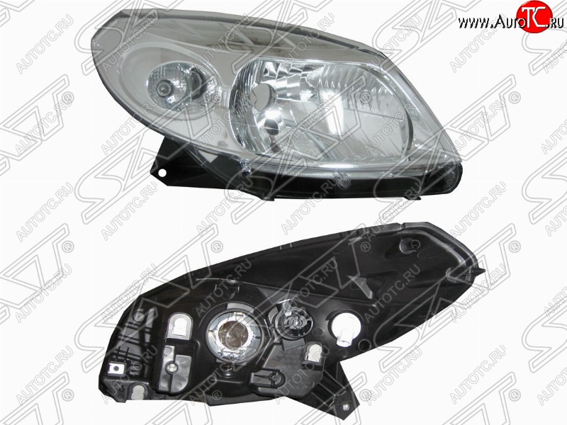 3 599 р. Правая фара передняя SAT Renault Sandero Stepway (BS) (2010-2014)  с доставкой в г. Майкоп
