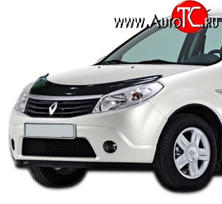 4 599 р. Дефлектор капота NovLine Renault Sandero Stepway (BS) (2010-2014)  с доставкой в г. Майкоп