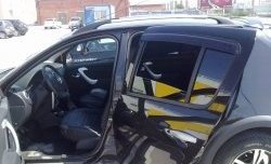 3 649 р. Внутренние ручки задних дверей Renault Sandero (BS) (2009-2014) (Неокрашенные)  с доставкой в г. Майкоп. Увеличить фотографию 2