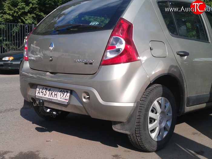 10 799 р. Фаркоп (хетчбек) NovLine Renault Sandero (BS) (2009-2014)  с доставкой в г. Майкоп