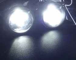1 899 р. Разработка и создание уникальных дневных ходовых огней LED АвтоТК KIA Optima 2 MG седан (2005-2010) (4 LED/модуль, Цвет свечения: холодный белый, Выключение ДХО при габаритах, Взамен ПТФ)  с доставкой в г. Майкоп. Увеличить фотографию 5