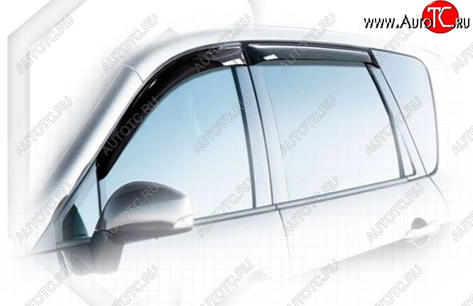 1 999 р. Дефлектора окон CA-Plastiс Renault Scenic 3 (2009-2012) (Classic полупрозрачный, Без хром.молдинга)  с доставкой в г. Майкоп