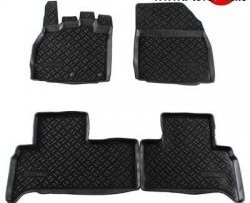 Комплект ковриков в салон Aileron 4 шт. (полиуретан) Renault Scenic  3 (2009-2012)