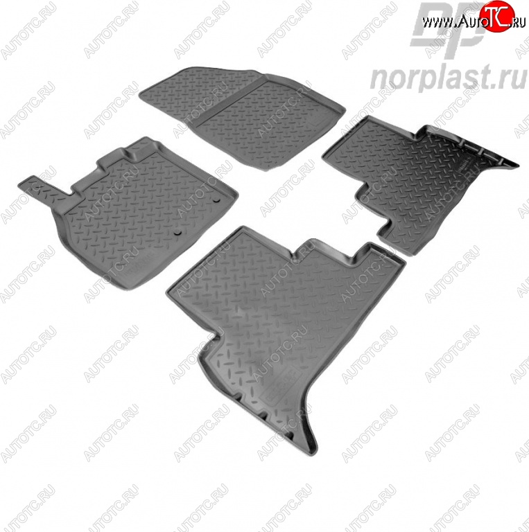 2 399 р. Комплект ковриков в салон Norplast  Renault Scenic  3 (2009-2012)  с доставкой в г. Майкоп