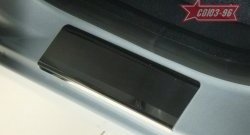 Накладки на внутренние пороги Souz-96 (без логотипа) Renault Scenic 3 (2009-2012)
