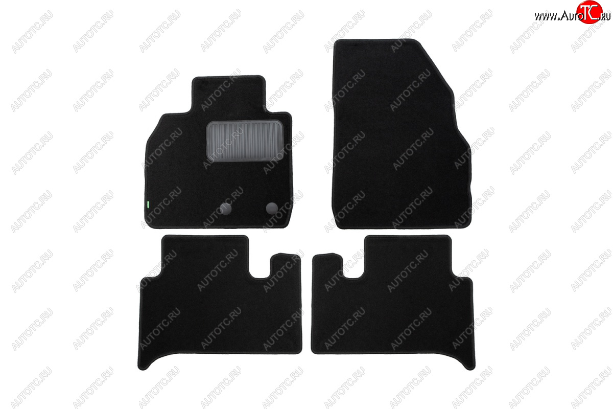 6 949 р. Текстильные коврики салона Klever Standart АКПП Renault Scenic 2 (2003-2009)  с доставкой в г. Майкоп