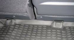 1 769 р. Коврик в багажник Element (полиуретан) Renault Scenic 2 (2003-2009) (Черный)  с доставкой в г. Майкоп. Увеличить фотографию 2